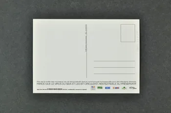 Sida Info Service / Ministère De La Santé / Inpes / (...) carte postale "Have fun. Restez fidèle au préservatif" France 2004 2004.242.13  Photo Mucem