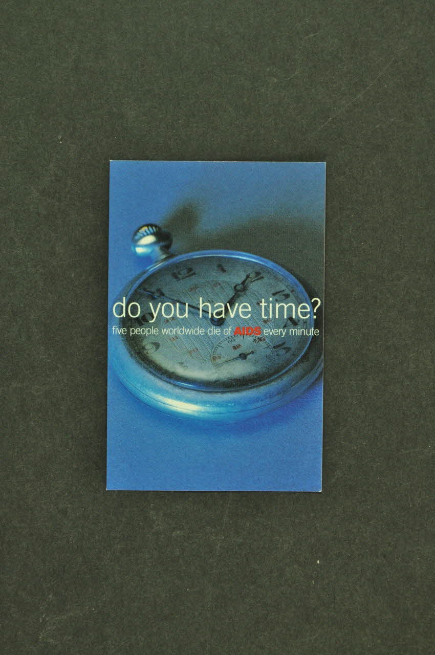 National Aids Trust - Great Britain Carte d'information Grande Bretagne 2002 2003.36.8 Photo Mucem