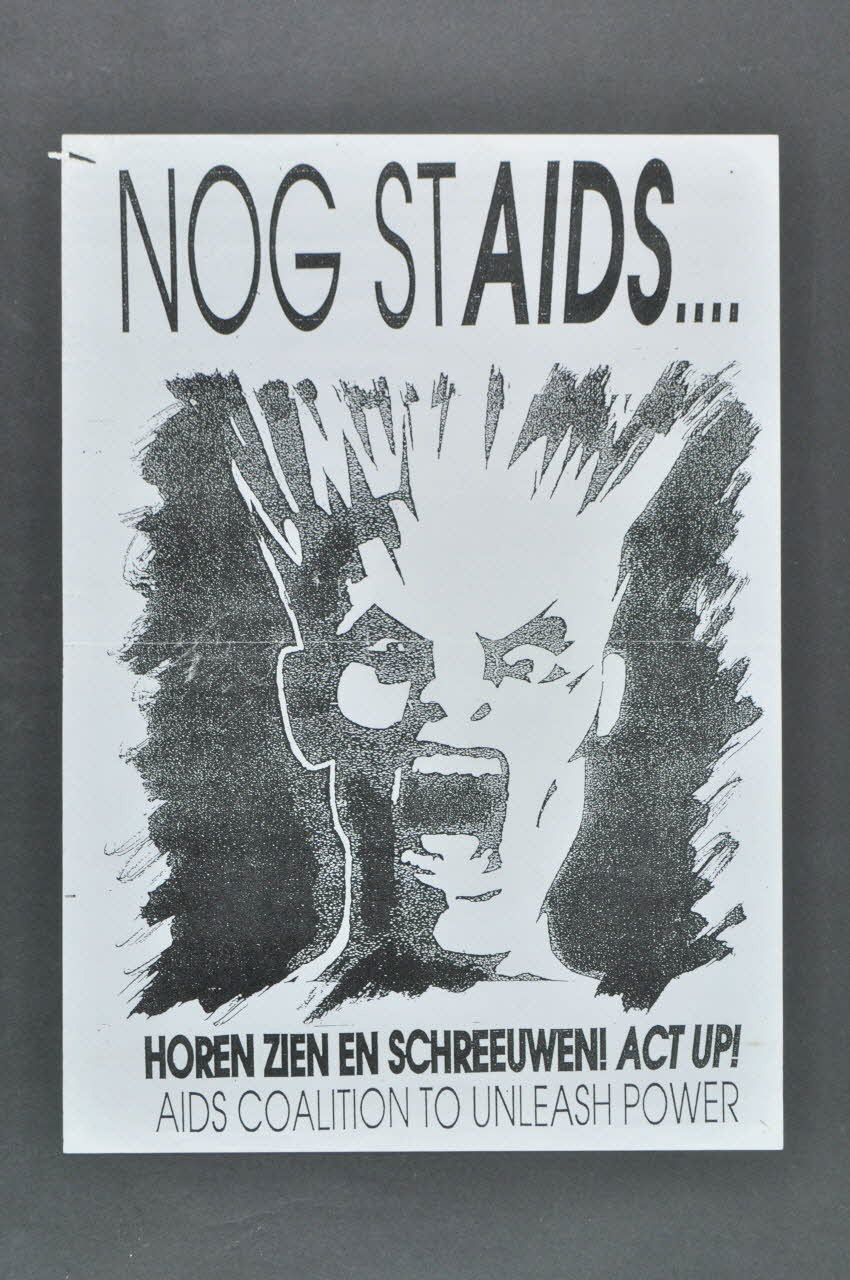 affiche "Nog ST Aids" (traduction) 2005.47.177 Photo Mucem