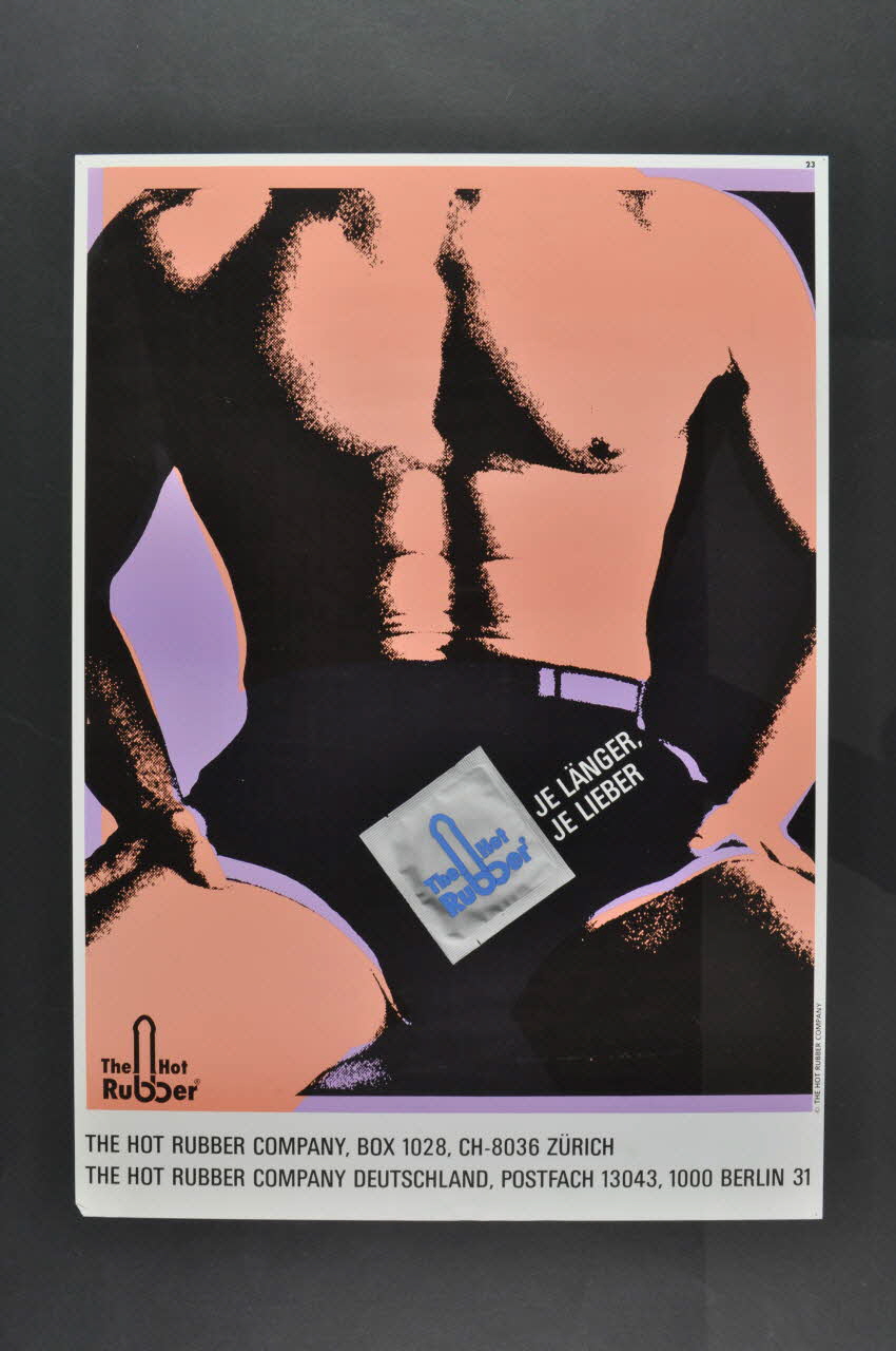 affiche "Je länger, Je lieber" (Plus longtemps, c'est mieux) 2005.47.191 Photo Mucem