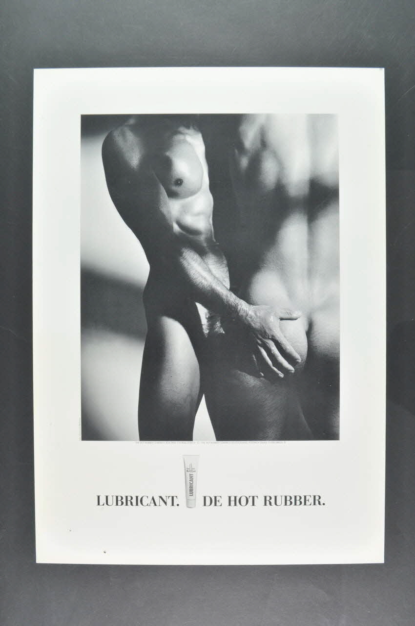 affiche "Lubricant De Hot Rubber" (Lubrifiant The Hot Rubber) 2005.47.196 Photo Mucem