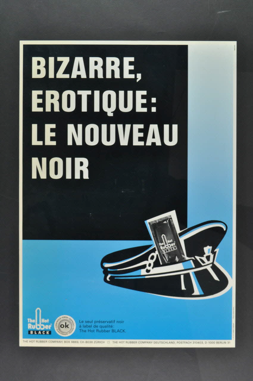 affiche "Bizarre, érotique : le nouveau noir" 2005.47.203 Photo Mucem