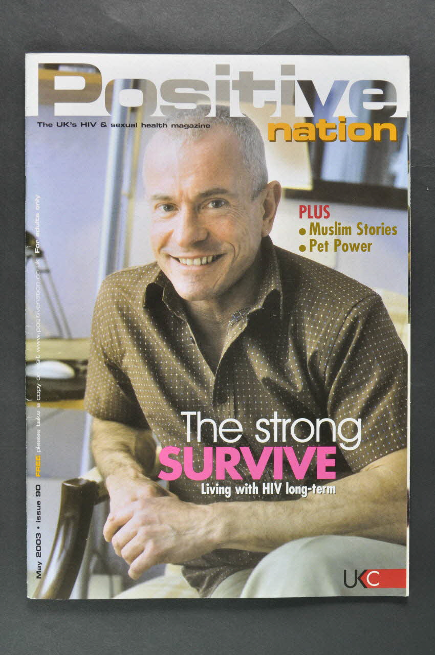 Positive Nation revue "The strong survive" (Survivre à long terme) Grande Bretagne 2003/5 2004.243.2 Photo Mucem