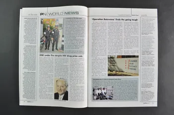 Positive Nation revue Revue Positive Nation, juin 2003, n° 91 "Will the UK kill the global fund?" (Est-ce que le Royaume Uni va tuer le fond mondial ?) Grande Bretagne 2003/6 2004.243.3 Photo Mucem