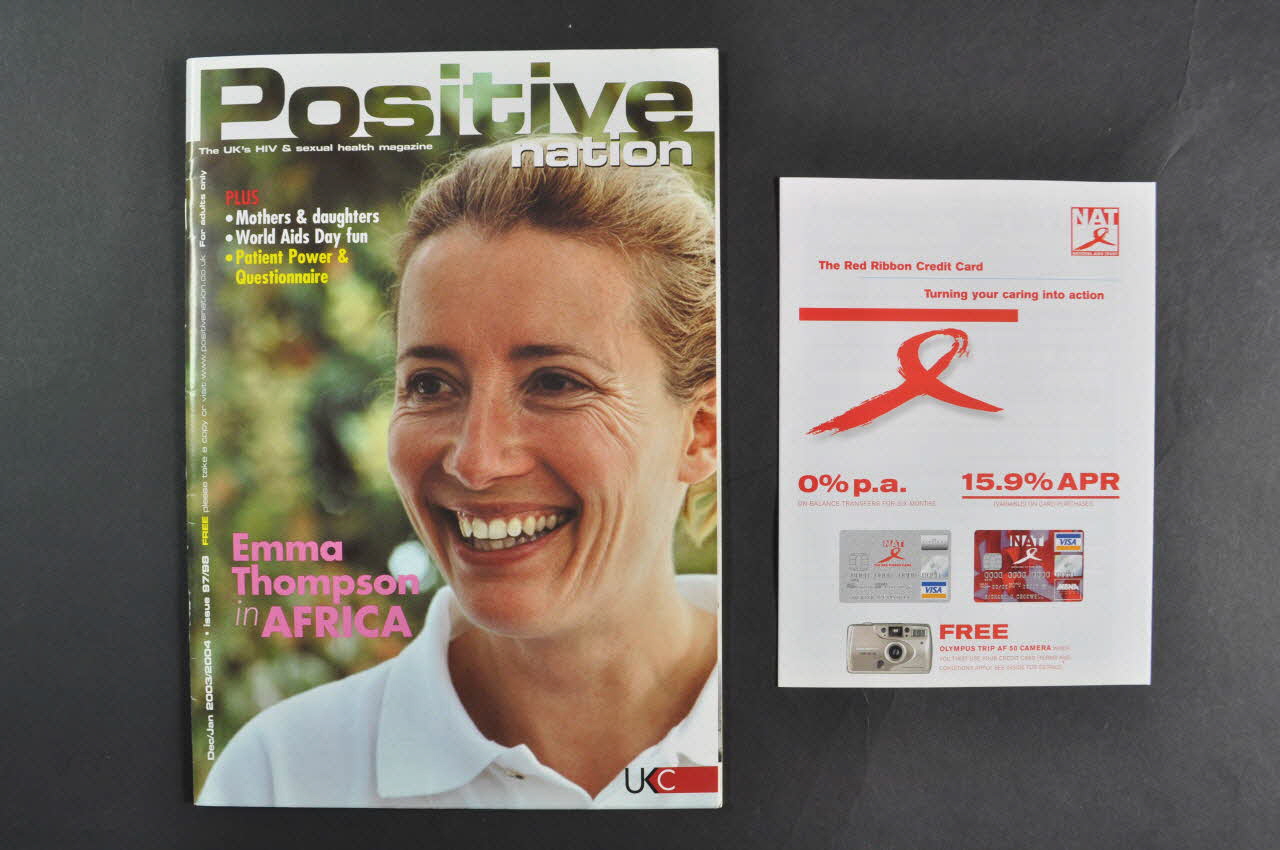 Positive Nation revue "Emma Thompson in Africa" Grande Bretagne 2004 2004.243.8.1-2 Photo Mucem