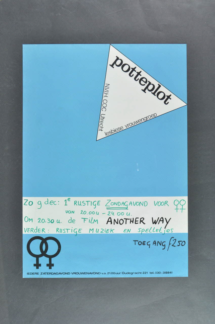affiche "Potteplot. Lesbiese vrouwengroep" 2005.47.223 Photo Mucem