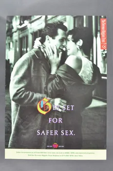 affiche "Get set for safer sex" (Soyez prêt pour le safer sex) 2005.47.235  Photo Mucem