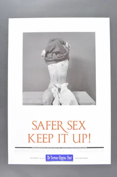 Terrence Higgins Trust affiche "Safer sex Keep it up !" (Safer sex. Maintiens le) Grande Bretagne 1988 2005.47.250  Photo Mucem