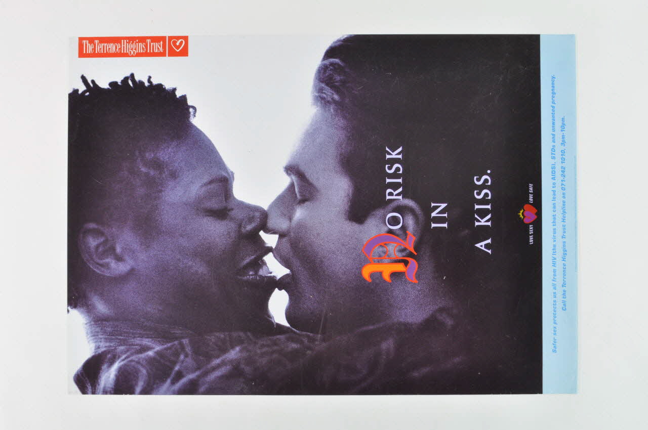 affiche "No risk in a kiss" (Pas de risque avec un baiser) 2005.47.253 Photo Mucem