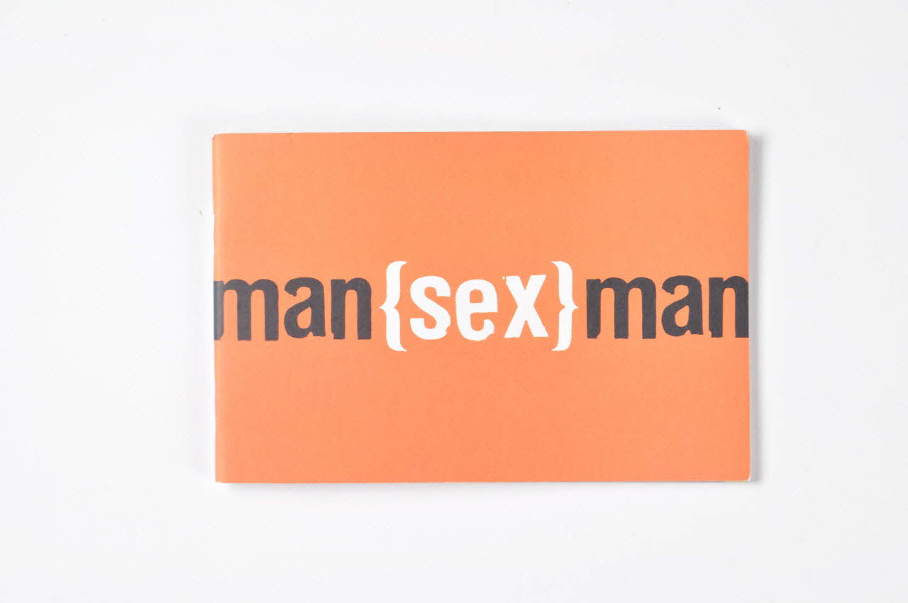 Terrence Higgins Trust & Chaps BROCHURE "Man [sex] man" (Hommes ayant des relations sexuelles avec d'autres hommes) Grande Bretagne 2002 2003.41.23 Photo Mucem