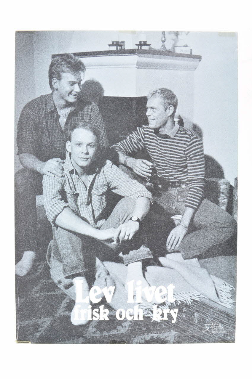 affiche "Lev livet frisk och kry" (traduction) 2005.47.266 Photo Mucem