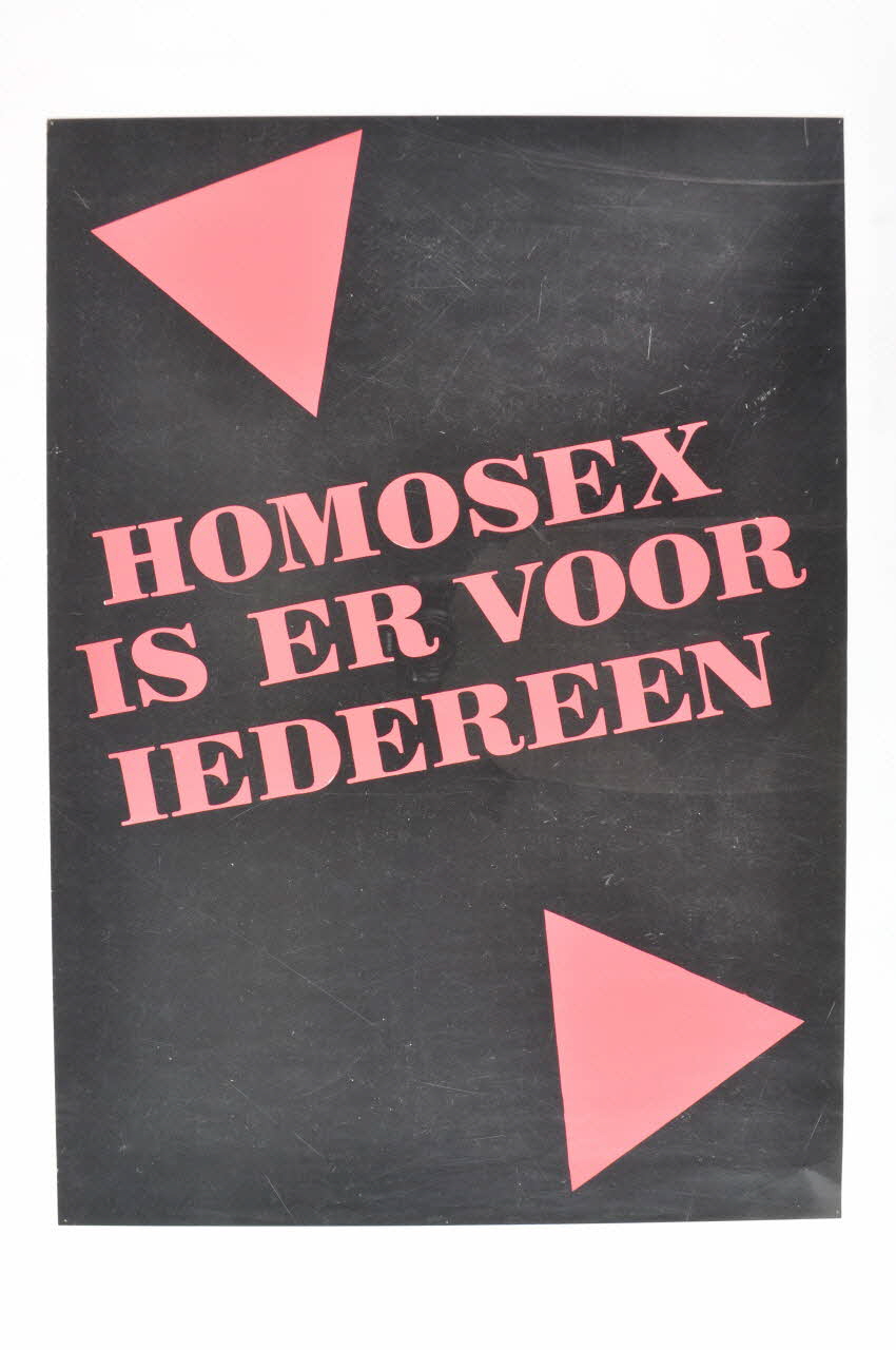 affiche "Homosex is er voor iedereen" (Tout le monde peut être homosexuel) 2005.47.269 Photo Mucem