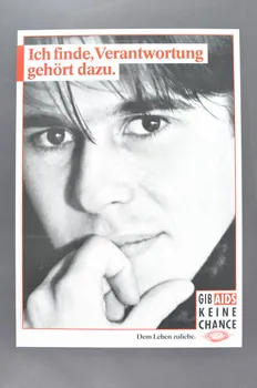 affiche "Ich finde, Verantwortung gehört dazu" ("Je pense que la responsabilité en fait partie.) 2005.47.279 Photo Mucem