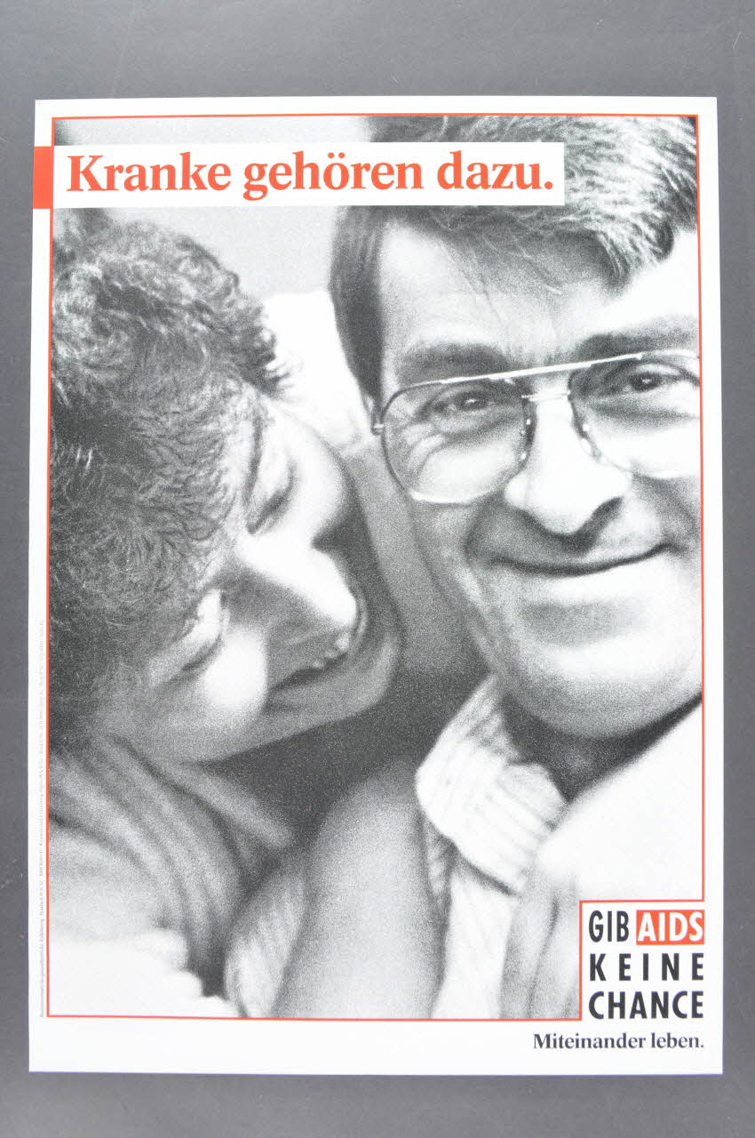 affiche "Kranke gehören dazu" ("Des malades en font partie.") 2005.47.280 Photo Mucem