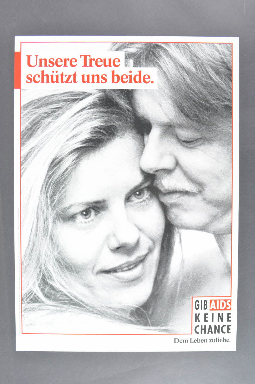 affiche "Unsere Treue schützt uns beide" (Protège notre fidélité à tous deux) 2005.47.282 Photo Mucem