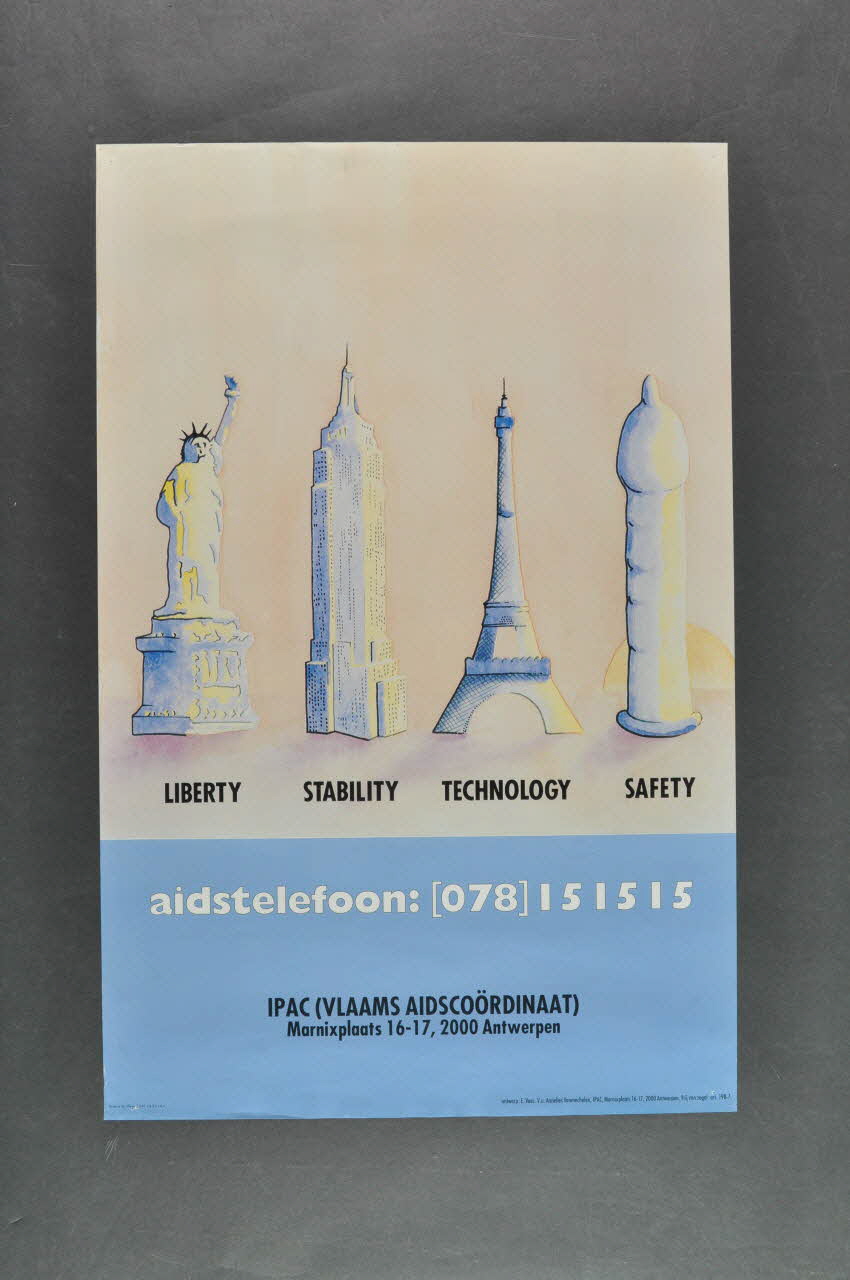affiche "Liberty / Stability / Technology / Safety" 2005.47.287 Photo Mucem