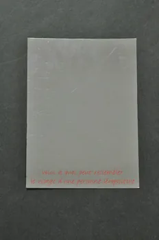Groupe Sida Genève carte postale "Voici à quoi peut ressembler le visage d'une personne séropositive" Lorraine, France 2004 2004.254.15  Photo Mucem