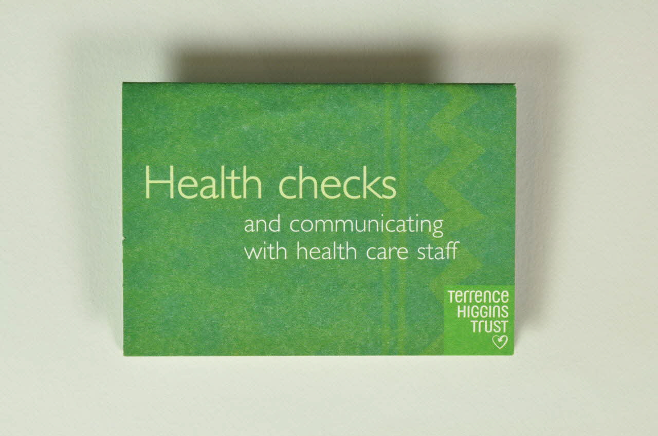 Terrence Higgins Trust Gb Dépliant Grande Bretagne 2002 2003.41.35 Photo Mucem