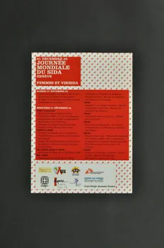 Coordination Genevoise Des Associations De Lutte CARTON D'INVITATION 1er décembre 04. Journée mondiale du sida . Genève. Femmes et VIH/sida" Lorraine, France 2004 2004.254.18 Photo Mucem