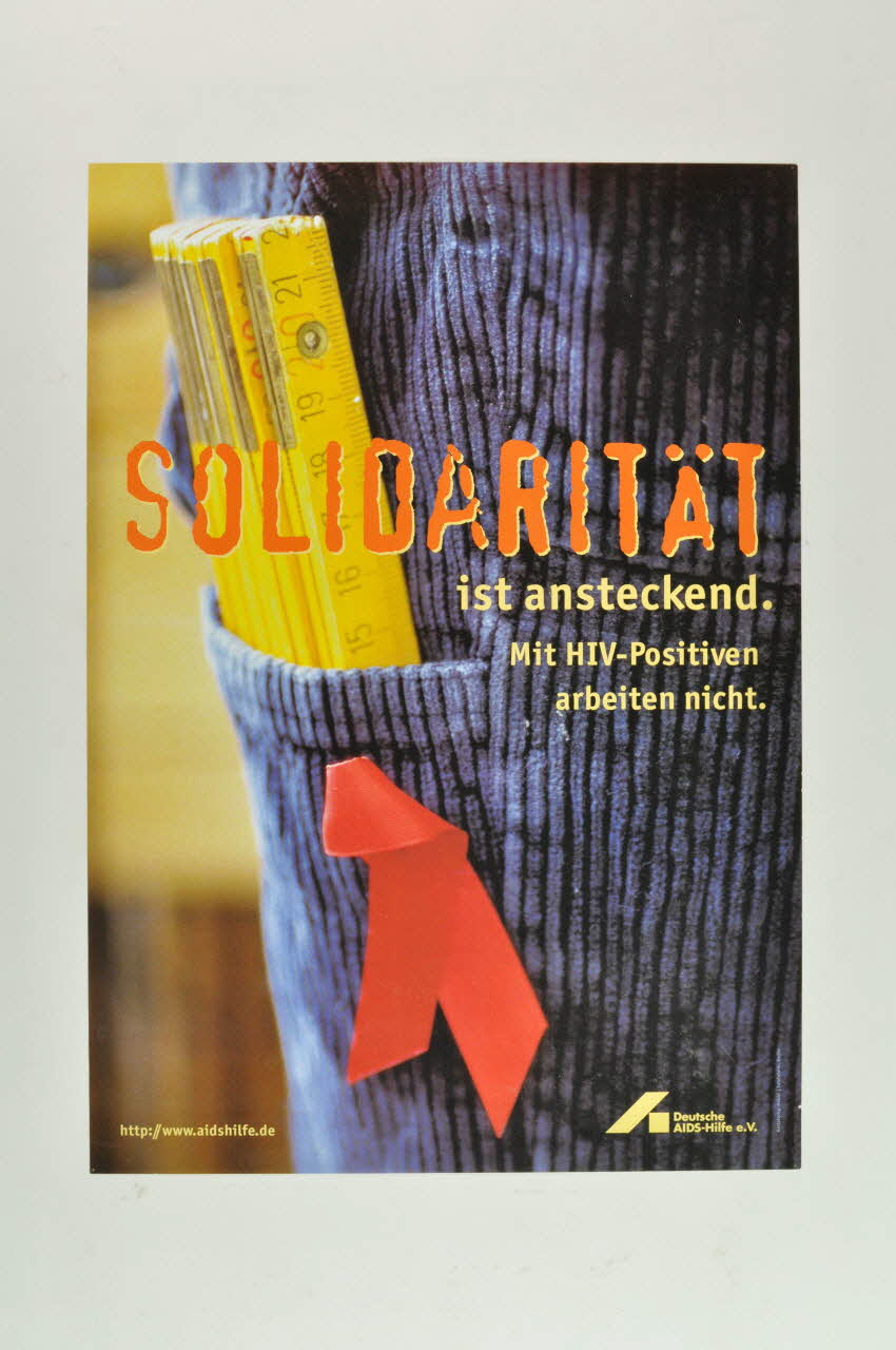 affiche "Solidarität ist ansteckend" (La solidarité est contagieuse) 2005.47.297 Photo Mucem