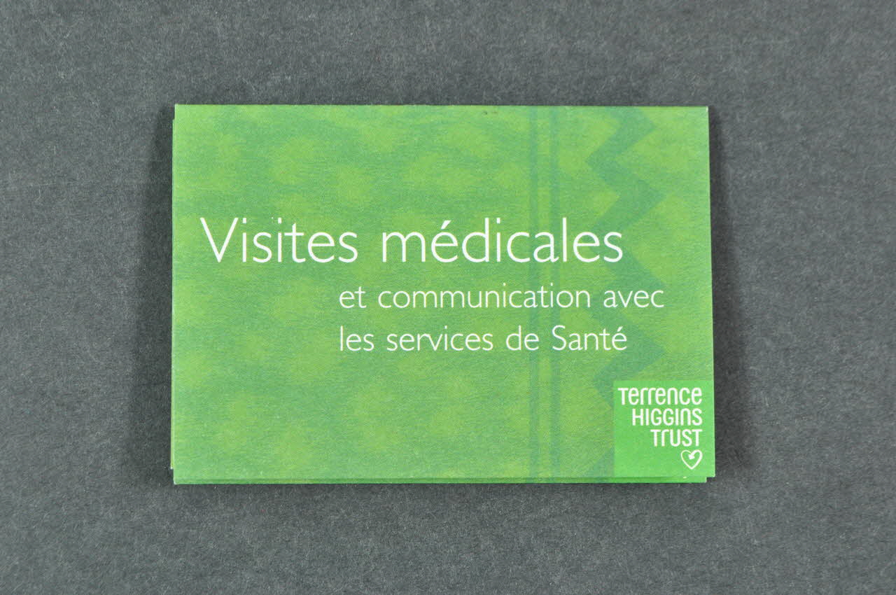 Terrence Higgins Trust Gb Dépliant Grande Bretagne 2002 2003.41.36 Photo Mucem