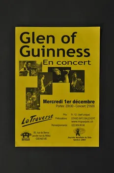 Maison De Quartier Des Paquis flyer "Glen of Guinness. En concert" Lorraine, France 2004 2004.254.8  Photo Mucem