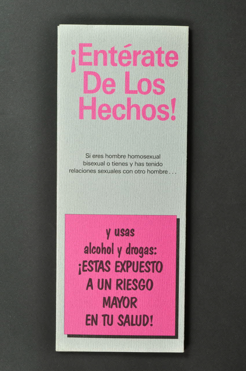 18 Th Street Service Dépliant "Do you fuck men ?" (Baisez vous les hommes ?) USA 1990 2005.47.47 Photo Mucem