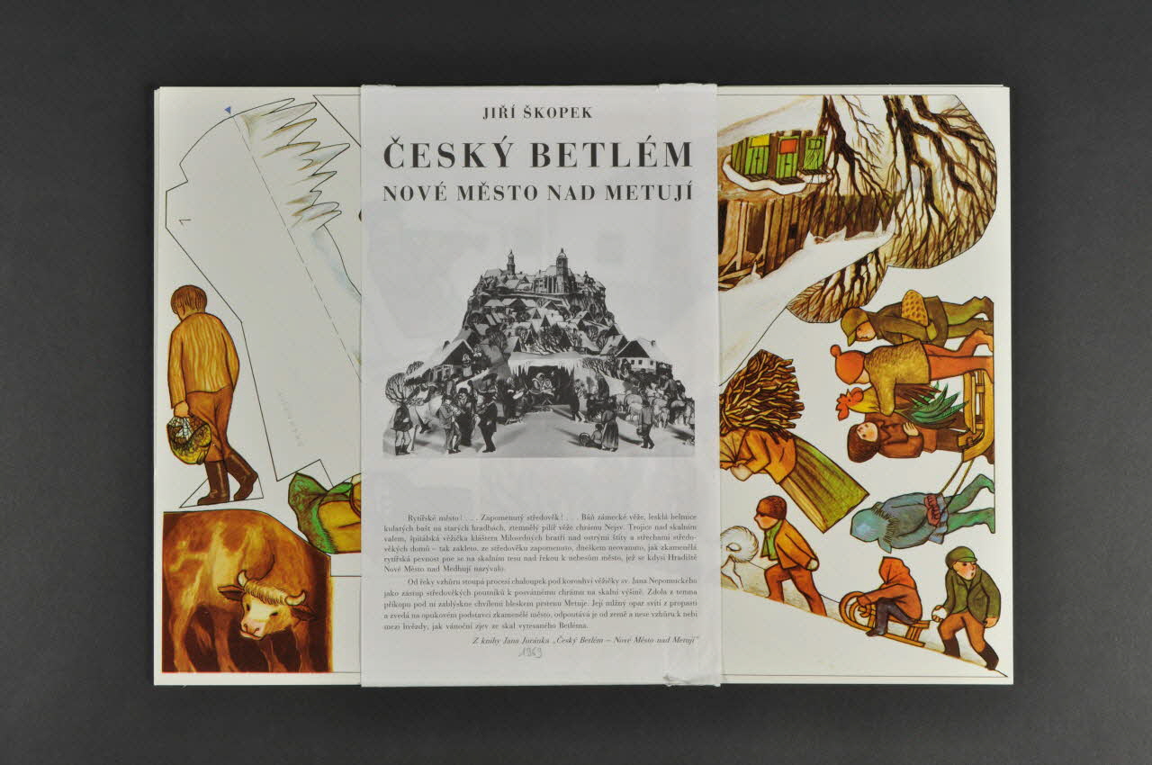 Jiri Skopek crèche de Noël domestique Cesky Betlem Nove Mesto nad Metuji République Tchèque 1969-2003 2004.257.5.1-5 Photo Mucem