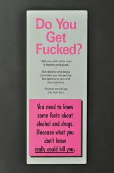 18 Th Street Service Dépliant "Do you get fucked ?" (Vous faites-vous baiser ?) USA 1990 2005.47.48 Photo Mucem
