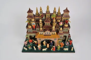 Milan Hosek crèche de Noël domestique Bohême centrale, République Tchèque 2003 2004.258.1  Photo Mucem