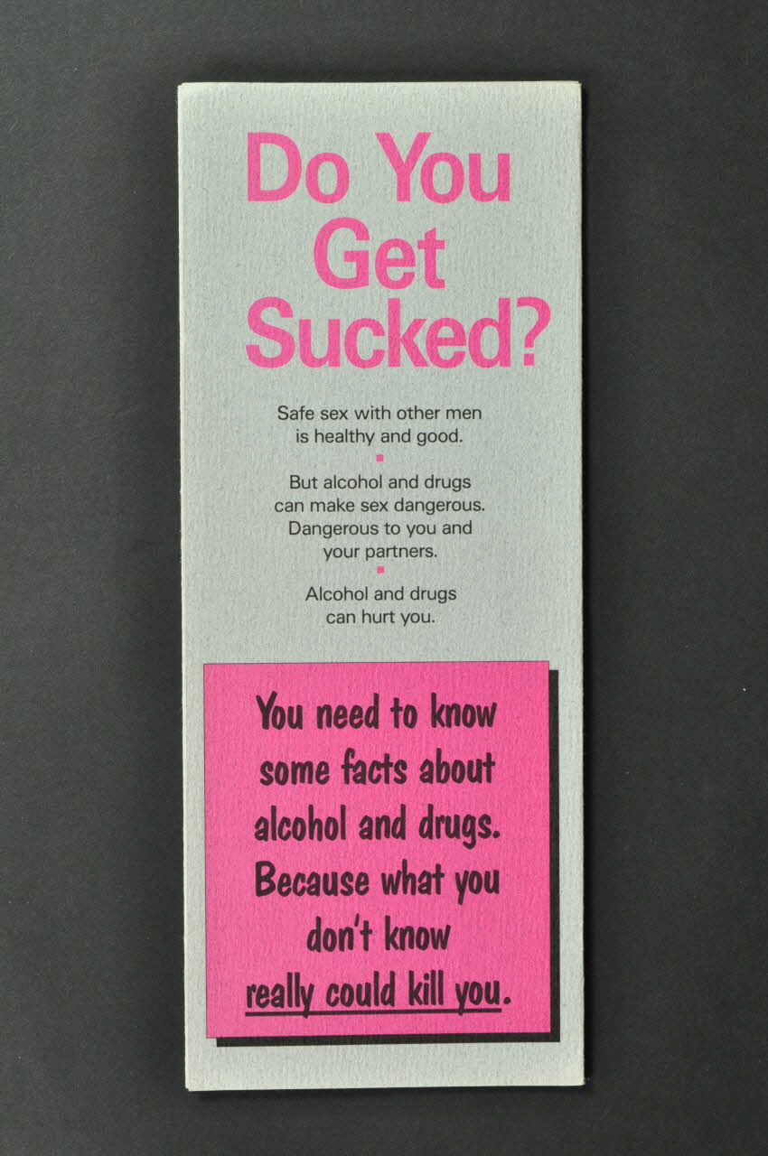 18 Th Street Service Dépliant "Do you get sucked  ?" (Faites vous sucer ?) USA 1990 2005.47.50 Photo Mucem