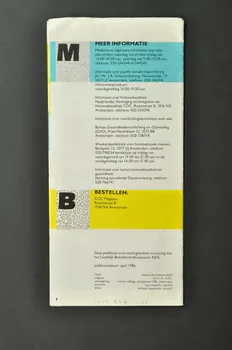 Coc Dépliant "Stop Aids / Vrij Veilig" (Arrêtez le sida / Safer sex) Pays-Bas 1986 2005.47.63  Photo Mucem