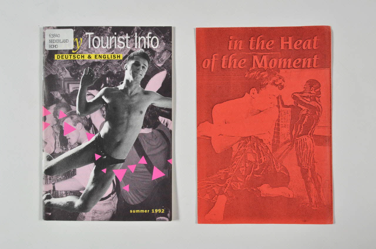 National Commission For The Prevention Of Aids BROCHURE "Gay Tourist Info Deutsch & English" Pays-Bas 1992 2005.47.69.1-2 Photo Mucem