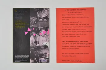 National Commission For The Prevention Of Aids BROCHURE "Gay Tourist Info Deutsch & English" Pays-Bas 1992 2005.47.69.1-2 Photo Mucem