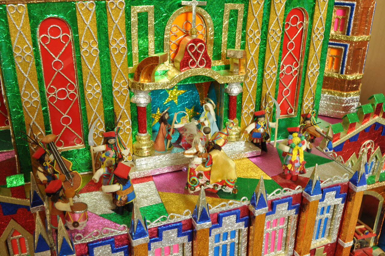 Piotr Michalczyk crèche de Noël de concours La crèche de la Paix Petite Pologne, Pologne 2003 2004.264.1 Photo Mucem