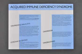 Gezondheids Voorlichting En Opvoeding Dépliant "AIDS. Acquired immune deficiency syndrome" Pays-Bas 1983 2005.47.83 Photo Mucem