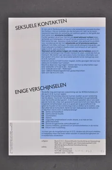 Gezondheids Voorlichting En Opvoeding Dépliant "AIDS. Acquired immune deficiency syndrome" Pays-Bas 1983 2005.47.83 Photo Mucem