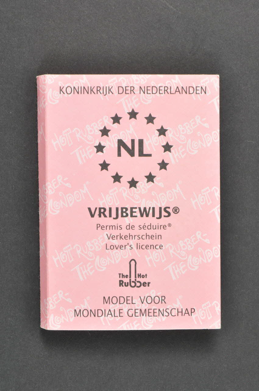 Enveloppe de préservatif Permis de séduire 2005.47.89.1.1-2 Photo Mucem