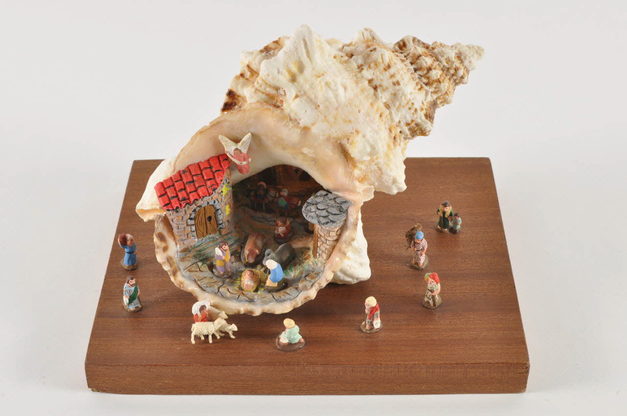 Enrique Pamellas ; Maria Pla crèche de Noël domestique Catalogne, Espagne 2004 2004.276.1 Photo Mucem