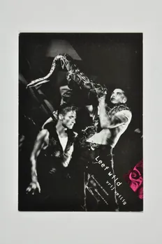 Stuurgroep Aidspreventie Homo's carte postale "Leef wild. Vrij veilig" (Vie sauvage. safe sex) Pays-Bas 1987 2005.47.93 Photo Mucem