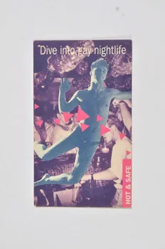 Carte de rendez-vous "Dive into gay nightlife" (Plongez dans la vie nocturne gay) 2005.47.95  Photo Mucem