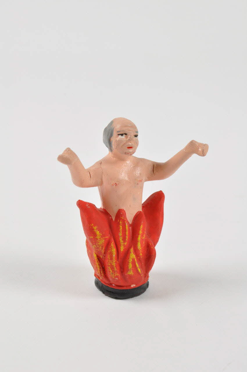 Anonyme figurine de crèche âme du purgatoire Campanie, Italie 2004 2004.278.2 Photo Mucem