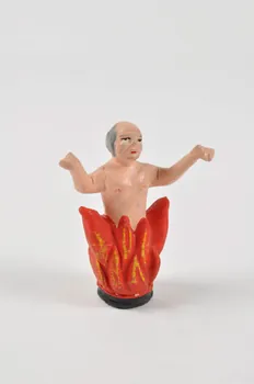 Anonyme figurine de crèche âme du purgatoire Campanie, Italie 2004 2004.278.2 Photo Mucem