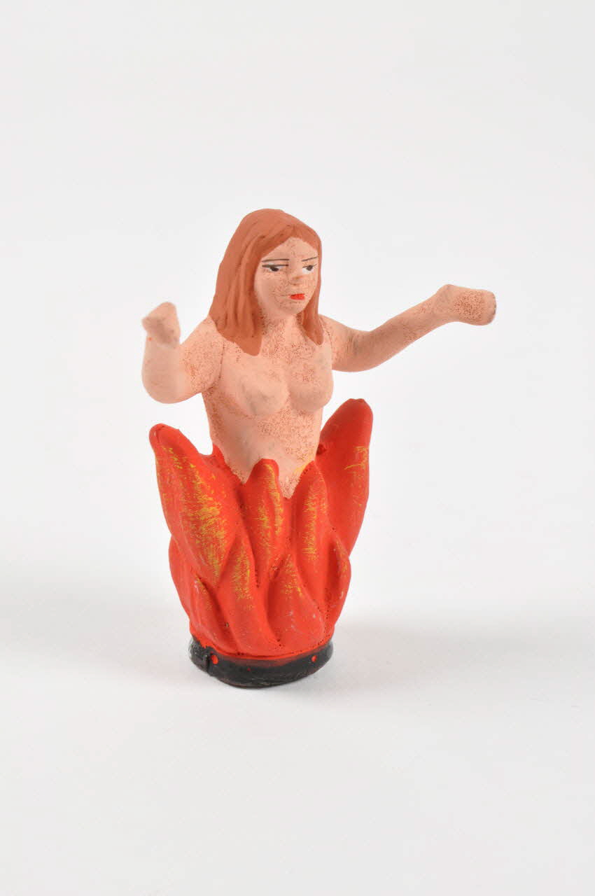 Anonyme figurine de crèche âme du purgatoire Campanie, Italie 2004 2004.278.4 Photo Mucem