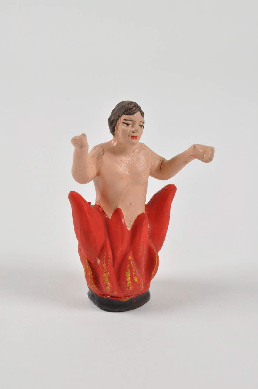 Anonyme figurine de crèche âme du purgatoire Campanie, Italie 2004 2004.278.5 Photo Mucem