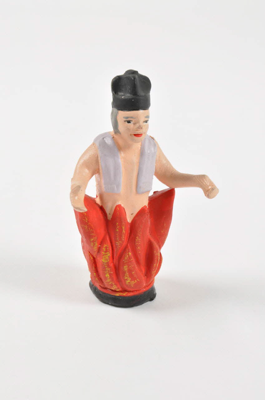 Anonyme figurine de crèche âme du purgatoire Campanie, Italie 2004 2004.278.6 Photo Mucem