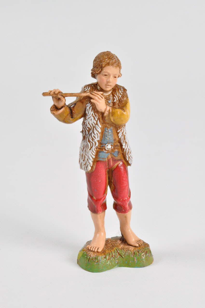 Anonyme figurine de crèche joueur de flûte 2004 2004.281.4 Photo Mucem