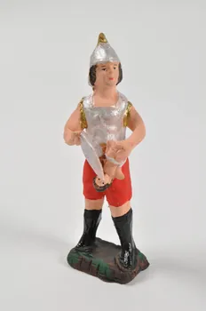Anonyme figurine de crèche soldat du roi Hérode Campanie, Italie 2004 2004.282.4 Photo Mucem