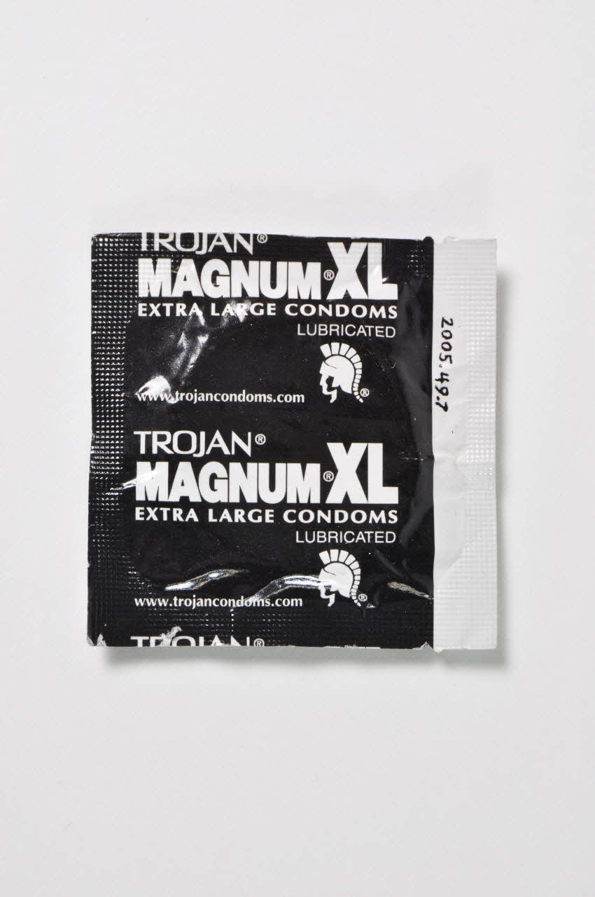 Condomerie Préservatif "Trojan XL Magnum" Pays-Bas 2005 2005.49.7 Photo Mucem