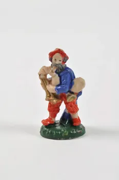 Anonyme figurine de crèche berger joueur de cornemuse 2004 2004.285.6 Photo Mucem